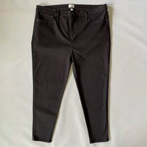 J Crew Black High-Rise Toothpick Denim Jeans NWOT Women’s Size 37